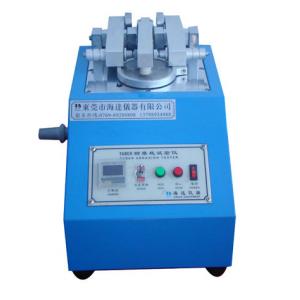 China Wear resistant Rubber Testing Machine , Leather & Cloth & Coating Abrasion Testing Equipment supplier