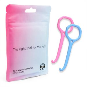 China Outil de retrait Invisalign, outil de retrait d'aligneur et outil de retrait de gouttière, lot de 2 assortis wholesale