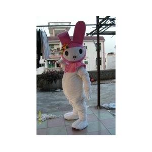 China pink rabbits mascot cartoon cosplay costume wholesale