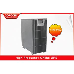China 1Ph in / 1Ph out online High Frequency Ups with Large LCD display , RS232 / SNMP / USB Optional supplier