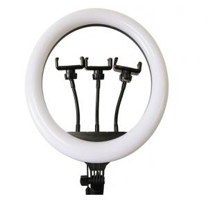 China 14inch selfie ring light  streamer led light smartphone holder supplier