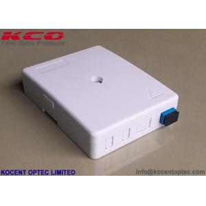 KCO-FTB-02N 2 Port 2 Core Fiber Optical Termination Box FTTH Indoor Face Plate Socket SC/UPC SC/APC