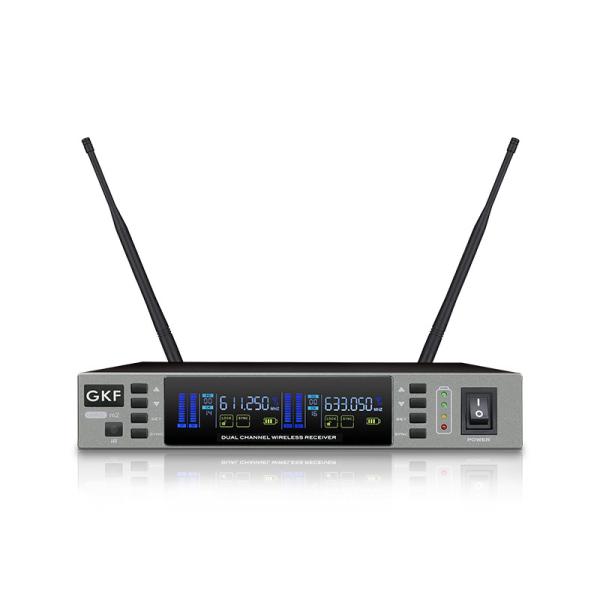 China Rádio recarregável do sistema do microfone da frequência ultraelevada da bateria de lítio Handheld supplier