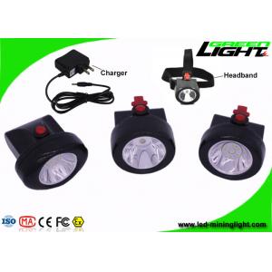 China 3.7V Li - Ion Battery Mining Cap Lights Rechargeable 13 - 15 Hours Lighting Time supplier
