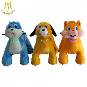 Hansel cheap coin operated animal walking animals toys walking ride for mall
