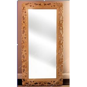 Floor Standing Wooden Frame Vintage Standing Mirror FG-105