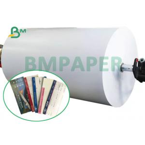 Blank White C2S Thermal Coated Paper Board For Printing Airline Tickets