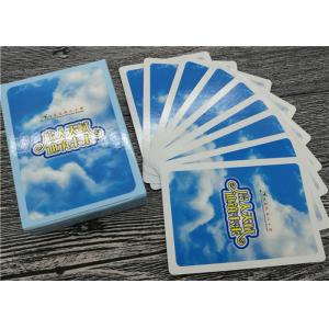 Advertising Custom Printed Playing Cards , OEM Logo Personalised Pack of Cards