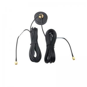 3m RG174 Combo GPS GSM Antenna with Cellular and SMA Male Cable