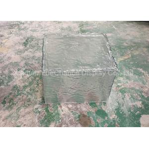 China Square Shape Attractive Resin Ice Block , Shop Window Decoration Handmade Type supplier