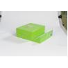 China 034 rigid box green cap and bottom wholesale