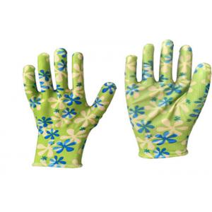 Petro Chemical Garden Work Gloves , Oil Proof Nitrile Garden Gloves