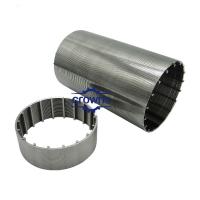 China Corrosion Resistant Wedge Wire Screen Pipe for Oil Wells and Durability Guaranteed on sale