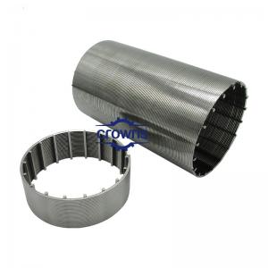 Corrosion Resistant Wedge Wire Screen Pipe for Oil Wells and Durability Guaranteed