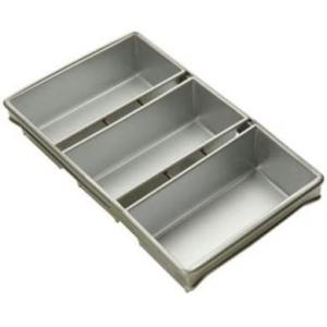 Rk Bakeware China-Foodservice 904935 Commercial Bakeware 12,25 pol. X 4,5 pol. 3 alças para pão