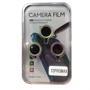 China Metal Aluminium Diamond Screen Protector IPhone 12 Pro Back Camera Lens Protector supplier