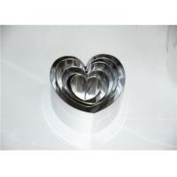 RK Bakeware China Foodservice NSF Stainless Steel Mousse Cake  Ring, Round Heart Square Dessert Mousse Ring