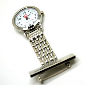 High Quality Metal Silver Nurse Fob Wrist Watch With Sunray Dial, Chinese Movement SL68,Best Promotion Watch