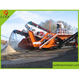 China Tracked Sandstone Portable Crushing Plant supplier