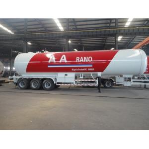 China AARANO 56CBM LPG Delivery Truck , Customized Tri - Axle LPG Tank Trailer 25t supplier