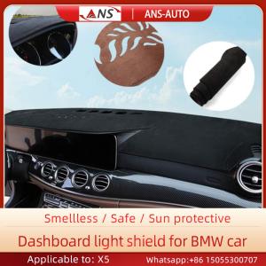 Heat Insulated Car Dashboard Anti Glare Mat ISO9001 Bmw X5 Dashboard Cover