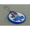 Promotional PVC Keychain , Colorful PVC Badge For Bag Zipper