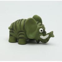 China Lovely Stuffed Rubber Elephant Dog Toy Customized Size ODM Services on sale