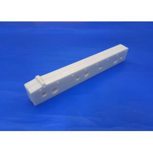 95% Zro2 Substrate Machinable Ceramic Block , Wear Grooved Ceramic Guide Plate
