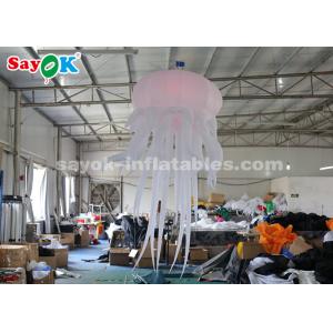 China Durable Inflatable Hanging Jellyfish For Home / Bar / Concert Light Weight supplier