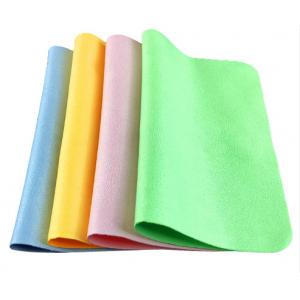 2018 hot selling  velevt eyewear lens cleaning cloth with different colors to choose for whole sale