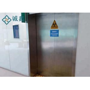 China Hospital Lead Metal Radiation Shielding Door With Clean Stainless Steel Surface supplier