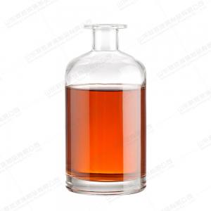 China Clear Glass Liquor Bottle and Red Wine Bottle for Wine Logo Acceptable Customer's Logo supplier