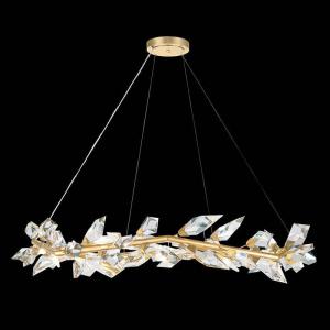 High Brightness Gold Water Drop Crystal Chandelier Ceiling Light Dimmable