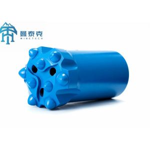 China T38 Thread Button Bit 76mm High Frequency Welded Forging Ballistic Shape for Mining and Rock Drilling wholesale