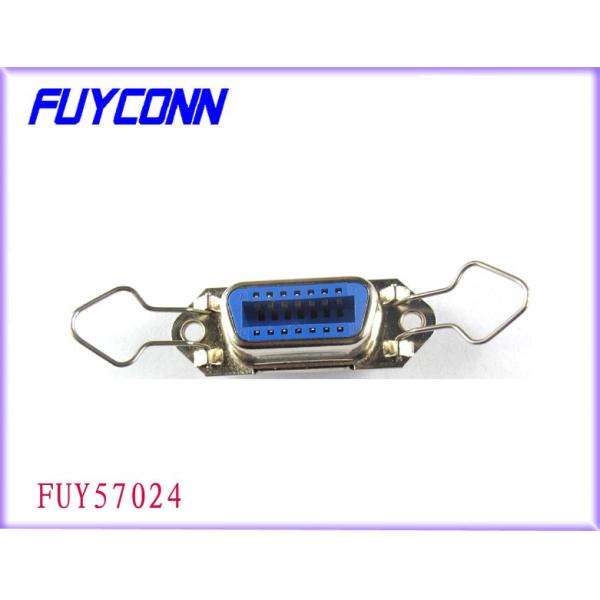 DDK 36 Pin Centronic Champ Solder Receptacle IEEE 1284 Connector With Bail Clip Certified UL