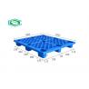 China Nine Feet Rackable Plastic Pallets Lightweight Single Face Flat Logistic Transfer wholesale