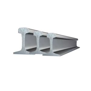 China Rails 55Q Q235 R50 65 rails légers et lourds Rails de train Rails à roulement chaud utilisés pour les matériaux de construction ferroviaires supplier