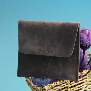 Custom Printed Velvet Snap Button Jewelry Envelope Pouches