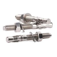 China Fasteners Manufacturers Stainless Steel Hilti Anchor Bolt Wedge Anchor Expansion Bolt Through Bolt on sale