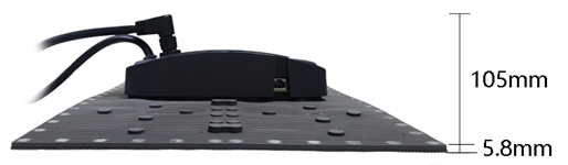 China Écran LED flexible ultra fin P1.8 480*320*5.8mm Plug and Play Module d'affichage LED flexible incurvé wholesale