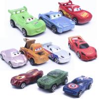 China Custom manufacturer Cartoon Pixar Cars Racing Series Jackson Storm Cruz Smokey 1:43 Diecast Metal Alloy Vehicle Toys Boy Kid Gif on sale