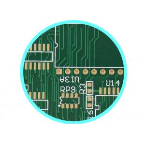 Testing Electronic Air Conditioning making printed circuit boards In Green Soldermask