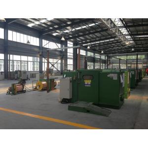 FUCHUAN High Speed Apple Green Copper Wire Bunching Machine , Cable Machinery