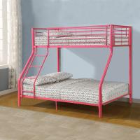 China Childrens Metal Twin Loft Bed With Slide on sale