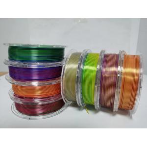 dual color 3d printer filament, silk filament ,pla filament ,3d printer filament