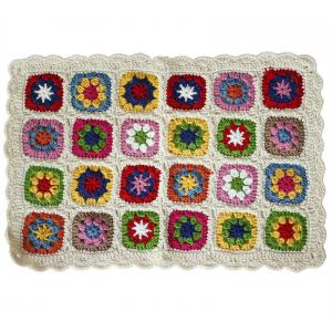 Create a Cozy Atmosphere with this Multifunctional Hand-woven Crochet Woolen Blanket