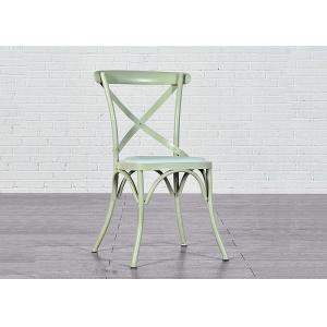 China Hotel Metal Legs Dining Room X Chairs Seat supplier