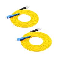 China Customized Patch Cord Optical Fiber , Simplex Single Mode Fc To Lc Fiber Patch Cord on sale
