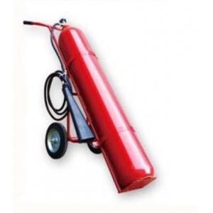 30KG CO2 Fire Extinguisher Red Cylinder Trolley for Class B Fire Fighting
