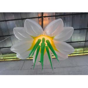 China Multi Color Hanging Lighting Large Inflatable Flowers With Led Bulb supplier